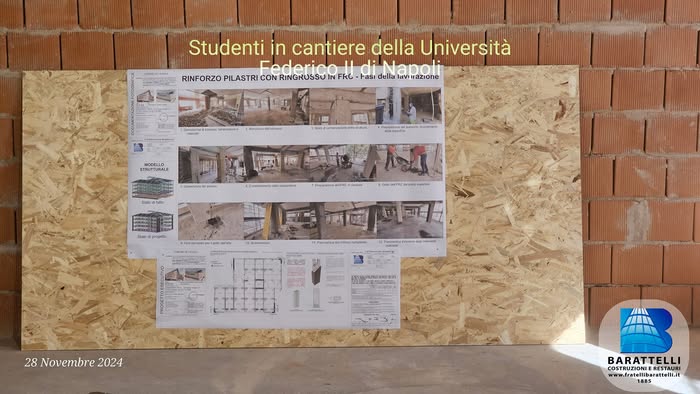 Visita-studio degli studenti di Ingegneria della Federico II di Napoli ai cantieri della ricostruzione (1)