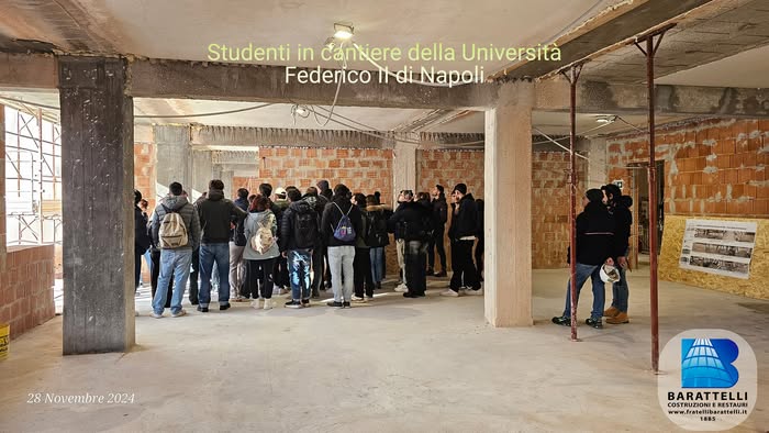 Visita-studio degli studenti di Ingegneria della Federico II di Napoli ai cantieri della ricostruzione (2)