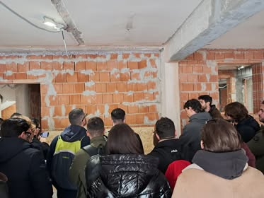 Visita-studio degli studenti di Ingegneria della Federico II di Napoli ai cantieri della ricostruzione (3)