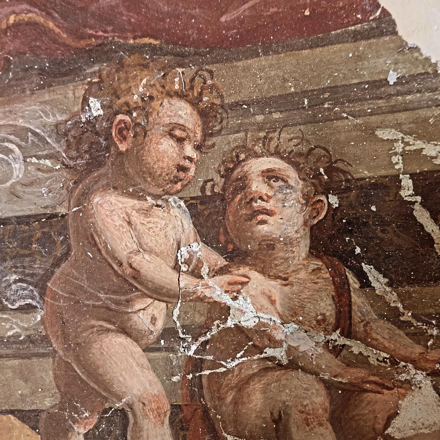 Composizione pannello affreschi